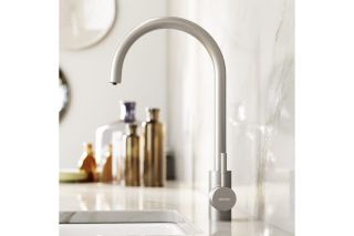 Смеситель для кухни Damixa Merkur 400721400 с каналом для питьевой воды, никель